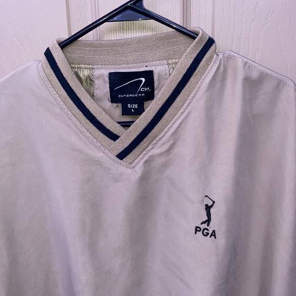 Large PGA Golf Crew Neck with pockets - Picture 2 of 3